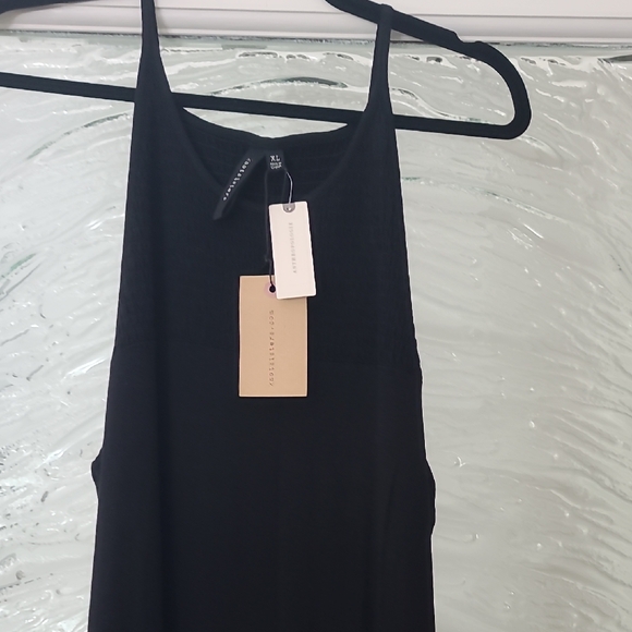 Anthropologie Dresses & Skirts - Anthropologie Bodycon Black Halter Maxi Dress Size XL